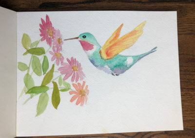 Hummingbird Watercolor