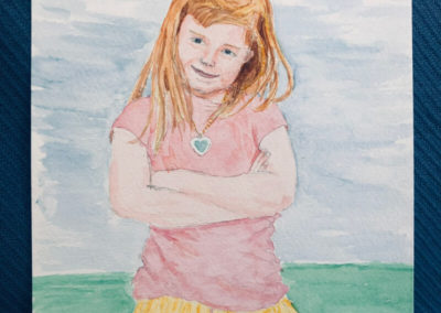 Maeva has a Heart Watercolor