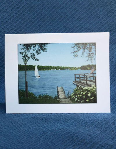 "View from the Cottage" - box of 10 note cards (5&1/2")