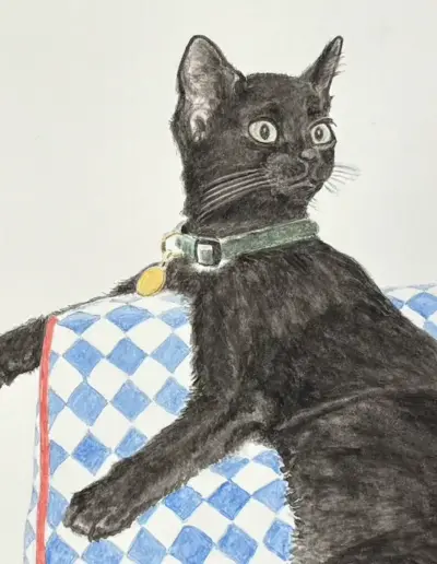 “Penny”, 8x10”, watercolor